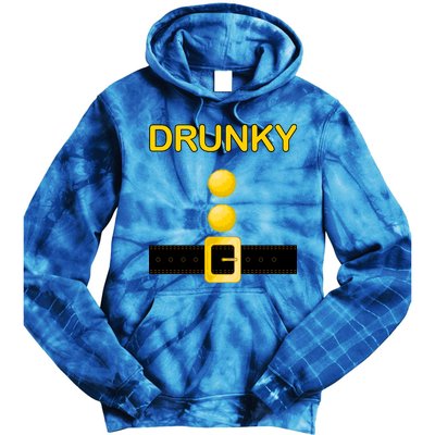 Drunky Dwarf Costume Tie Dye Hoodie