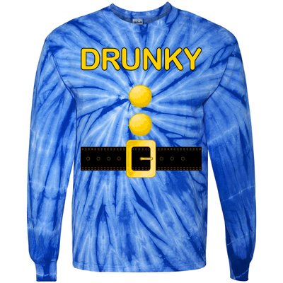 Drunky Dwarf Costume Tie-Dye Long Sleeve Shirt