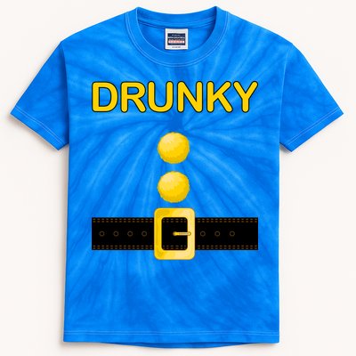 Drunky Dwarf Costume Kids Tie-Dye T-Shirt