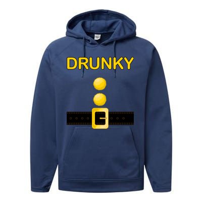 Drunky Dwarf Costume Performance Fleece Hoodie