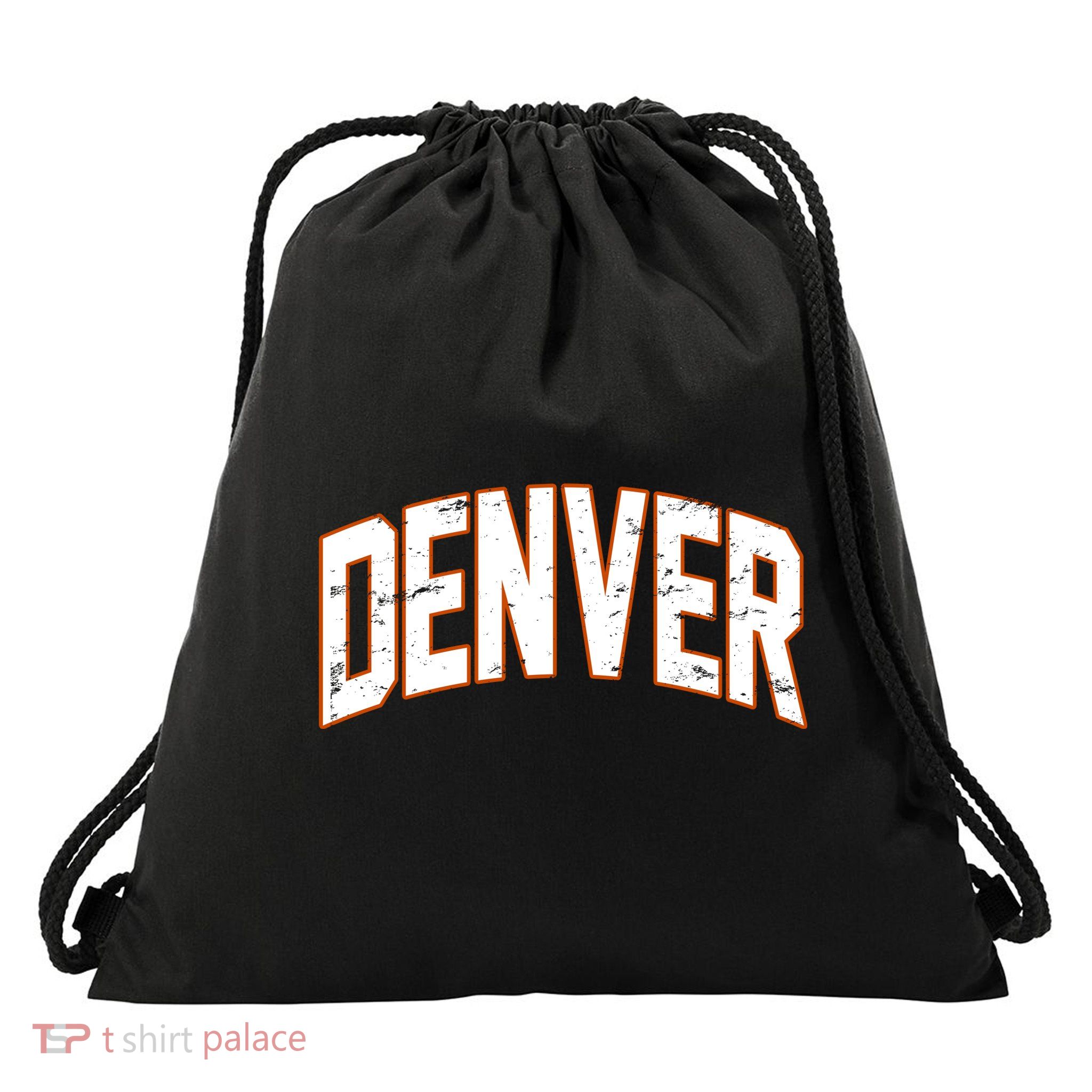 Denver Retro Vintage Drawstring Bag
