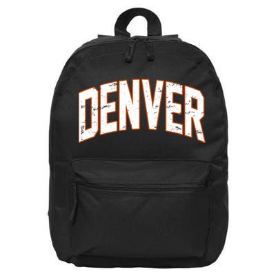 Denver Retro Vintage 16 in Basic Backpack