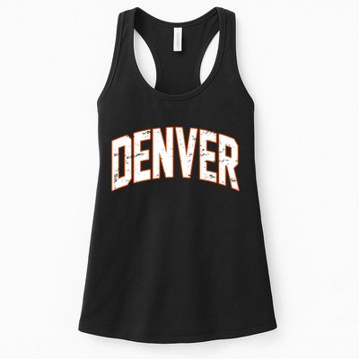 Denver Retro Vintage Womens Tank Top