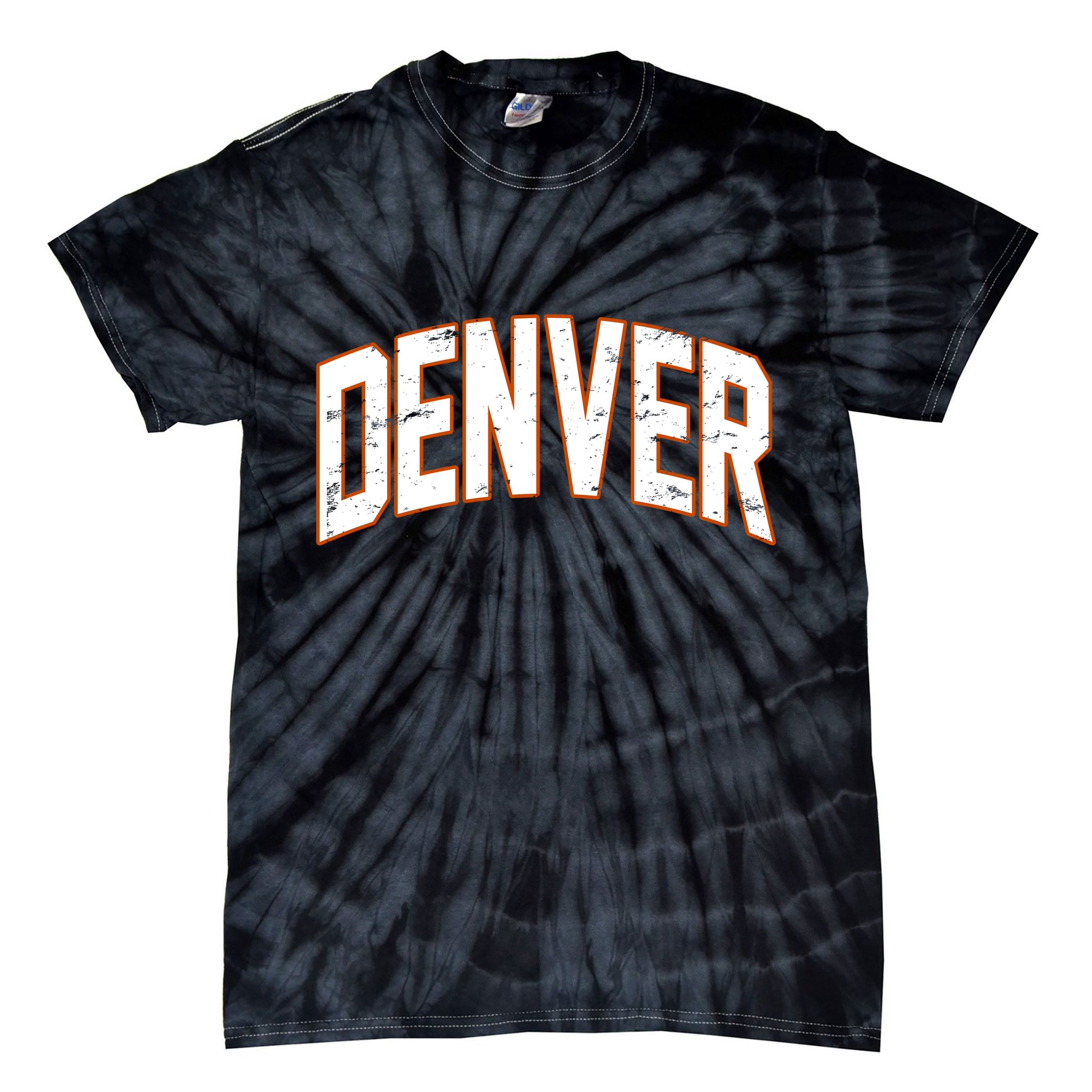 Denver Retro Vintage Tie-Dye T-Shirt