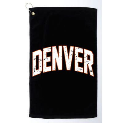 Denver Retro Vintage Golf Towel