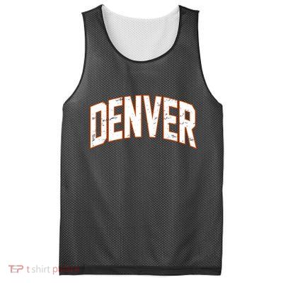 Denver Retro Vintage Mesh Reversible Basketball Jersey Tank