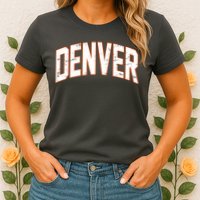 Denver Retro Vintage Womens T-Shirt