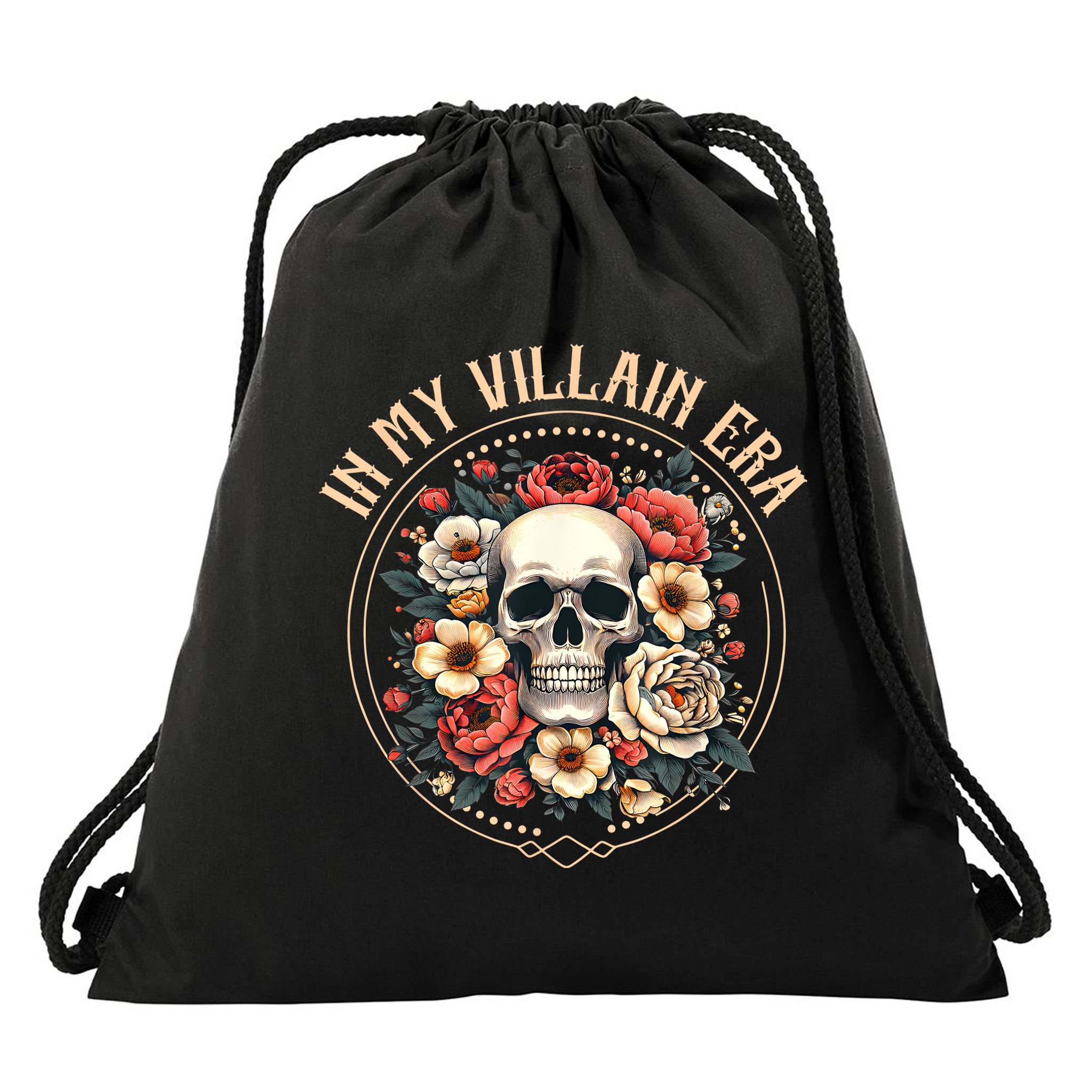 Dark Romance Villain Enemies To Lovers In My Villain Era Drawstring Bag