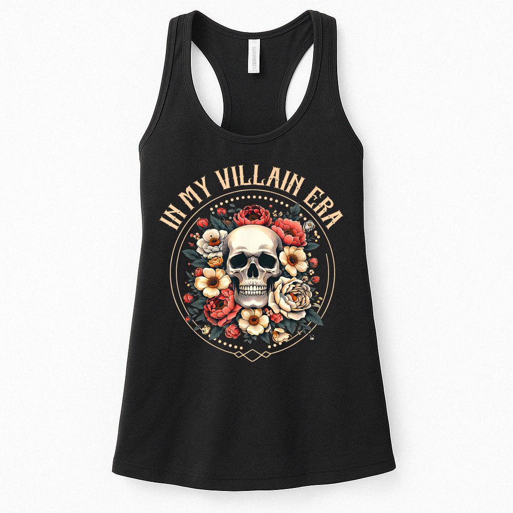 Dark Romance Villain Enemies To Lovers In My Villain Era Womens Tank Top