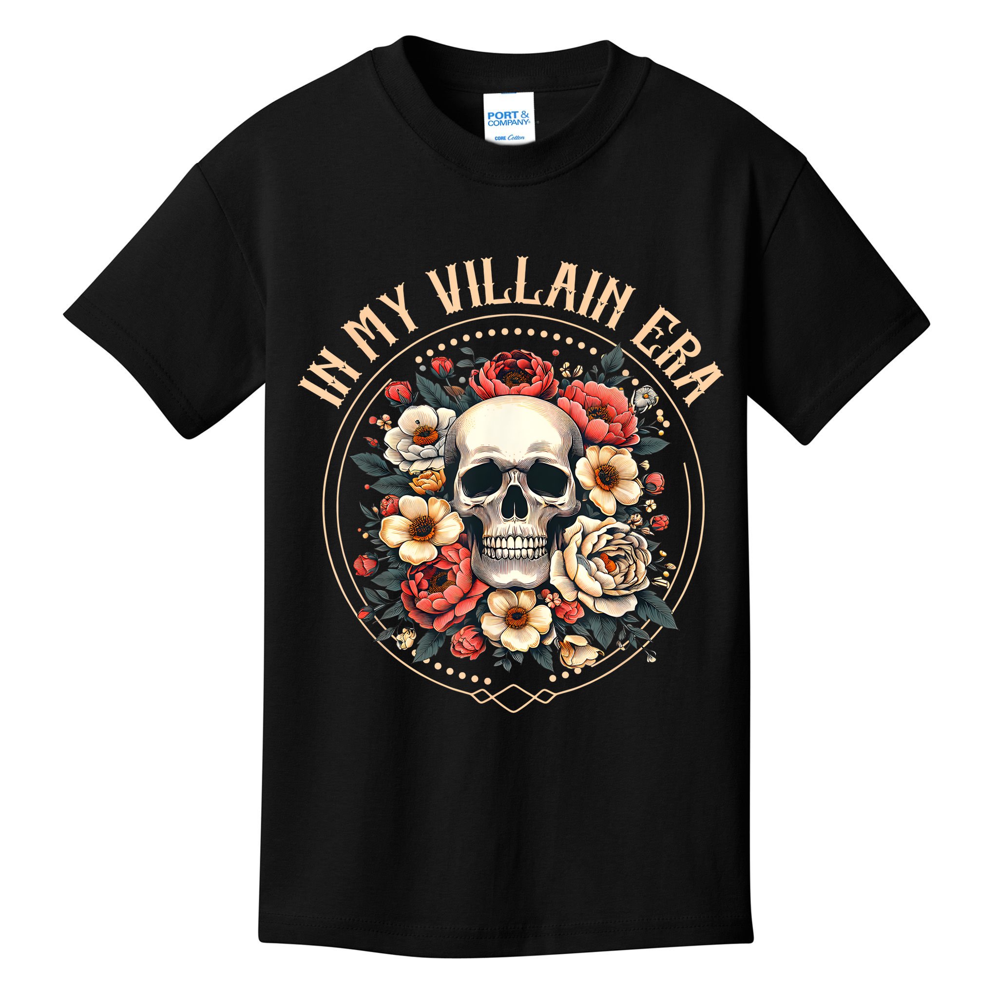 Dark Romance Villain Enemies To Lovers In My Villain Era Kids T-Shirt