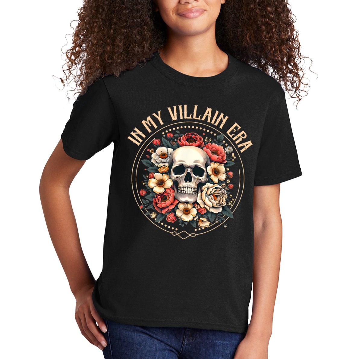 Dark Romance Villain Enemies To Lovers In My Villain Era Kids T-Shirt