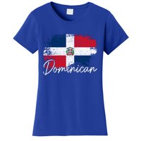 Dominican Republic Vintage Flag Dominican Pride Roots Gift Women's T-Shirt