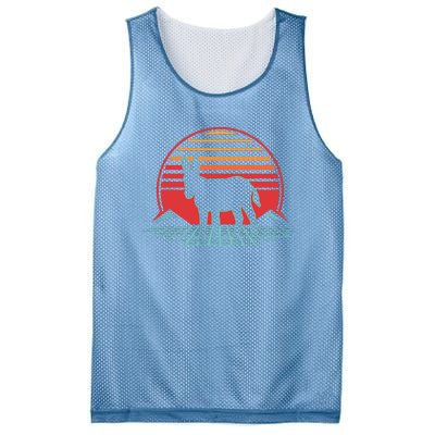 Donkey Retro Vintage 80s Style Animal Lover Gift Mesh Reversible Basketball Jersey Tank