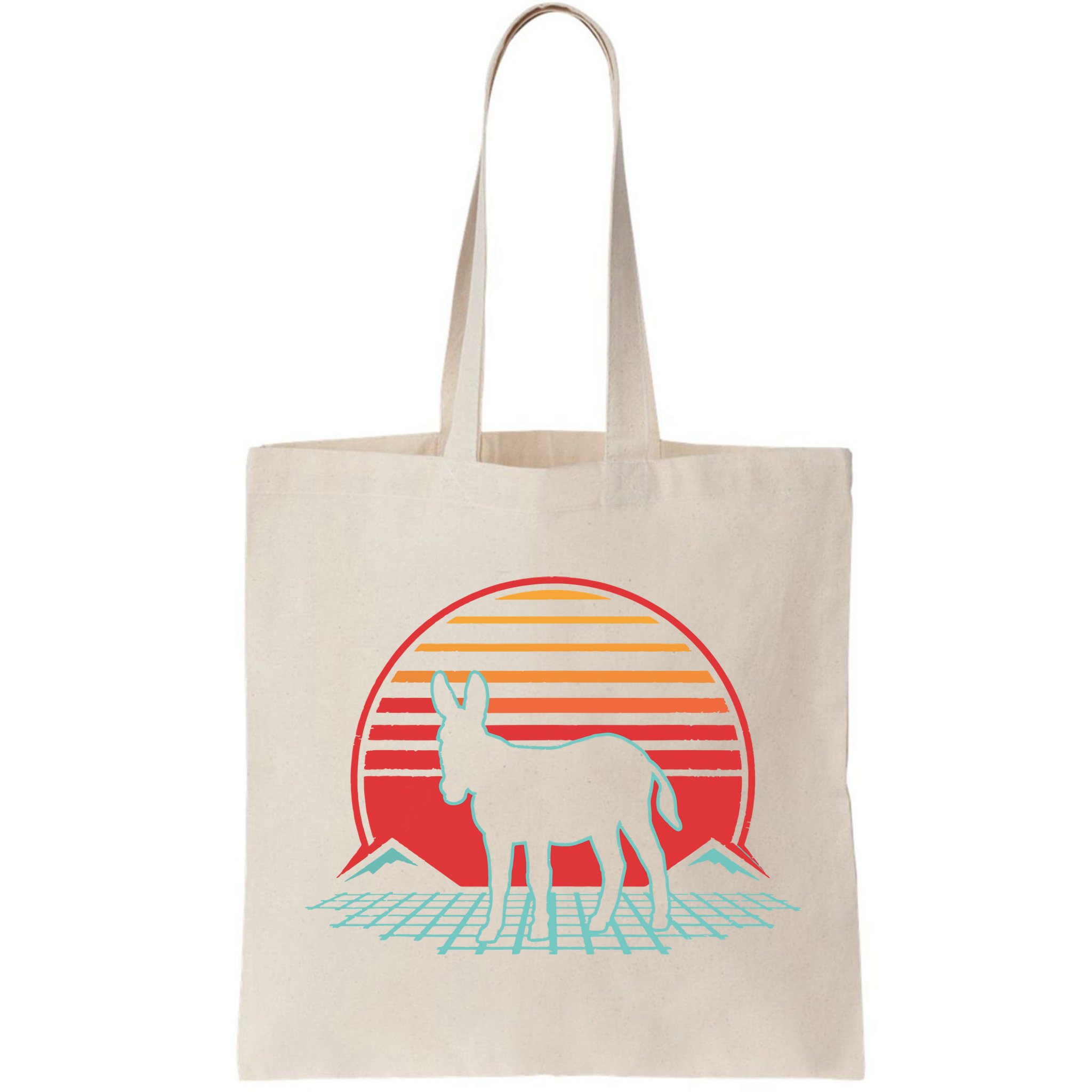 Donkey Retro Vintage 80s Style Animal Lover Gift Bag