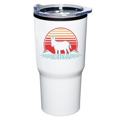 Donkey Retro Vintage 80s Style Animal Lover Gift Tumbler