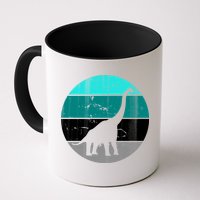 Dino Retro Vintage Brachiosaurus Mug