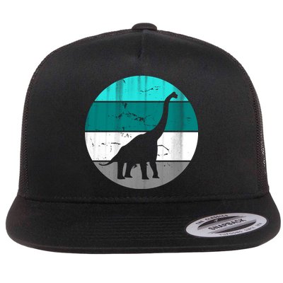 Dino Retro Vintage Brachiosaurus Flatbill Hat