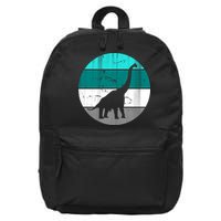 Dino Retro Vintage Brachiosaurus 16 in Basic Backpack
