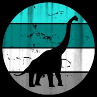 Dino Retro Vintage Brachiosaurus 16 in Basic Backpack