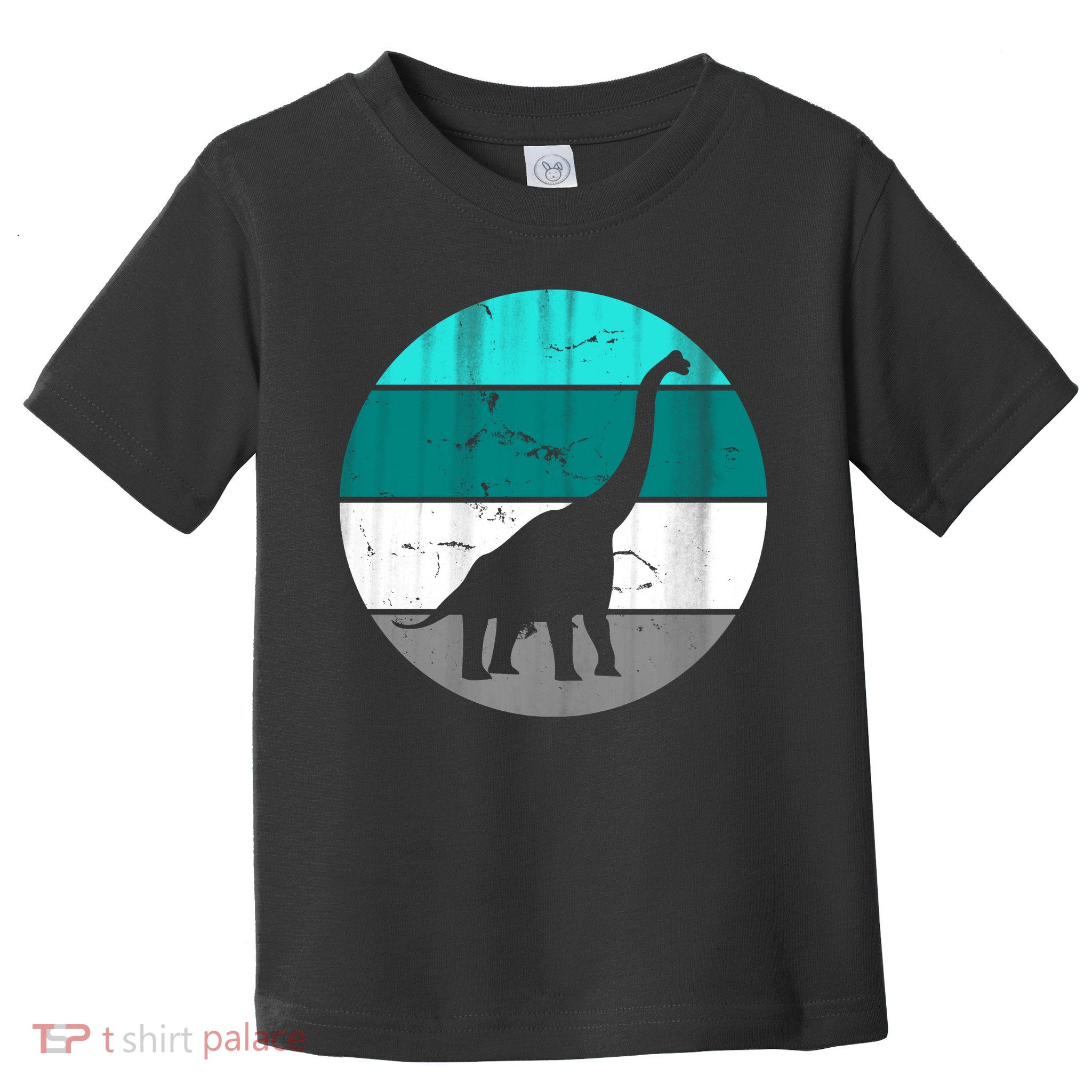 Dino Retro Vintage Brachiosaurus Toddler T-Shirt
