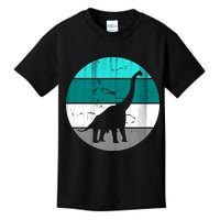 Dino Retro Vintage Brachiosaurus Kids T-Shirt