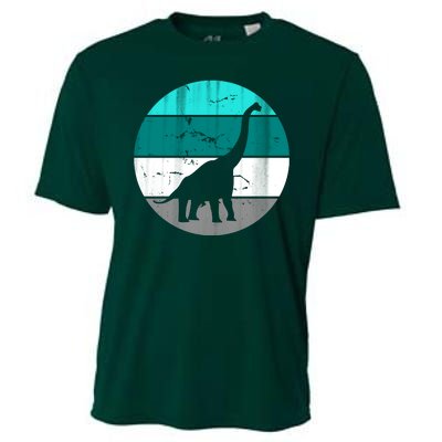 Dino Retro Vintage Brachiosaurus Cooling Performance Crew T-Shirt