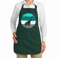 Dino Retro Vintage Brachiosaurus Apron