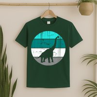 Dino Retro Vintage Brachiosaurus T-Shirt
