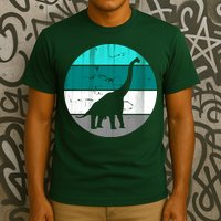 Dino Retro Vintage Brachiosaurus T-Shirt
