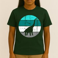 Dino Retro Vintage Brachiosaurus T-Shirt