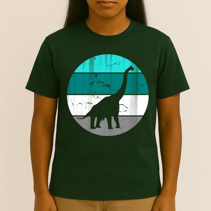 Dino Retro Vintage Brachiosaurus T-Shirt