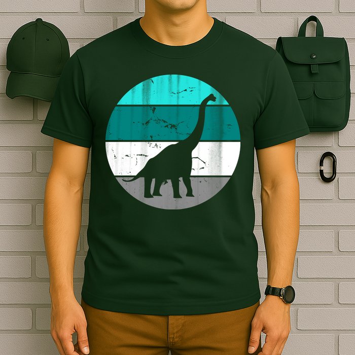 Dino Retro Vintage Brachiosaurus T-Shirt