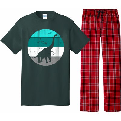 Dino Retro Vintage Brachiosaurus Pajama Set