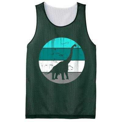 Dino Retro Vintage Brachiosaurus Mesh Reversible Basketball Jersey Tank
