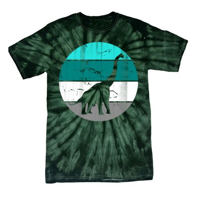 Dino Retro Vintage Brachiosaurus Tie-Dye T-Shirt