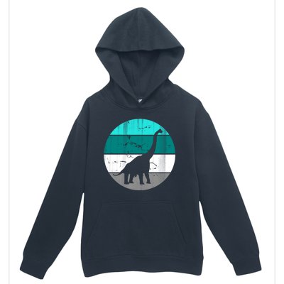 Dino Retro Vintage Brachiosaurus Urban Pullover Hoodie