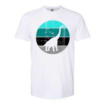 Dino Retro Vintage Brachiosaurus Softstyle® CVC T-Shirt