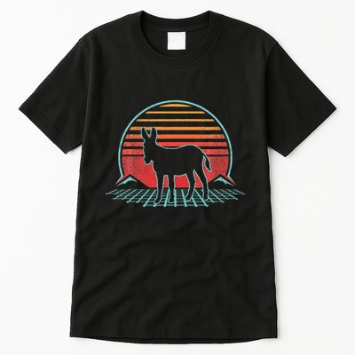 Donkey Retro Vintage 80s Style Animal Lover Tall T-Shirt