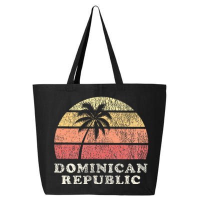 Dominican Republic Vintage 70s Retro Throwback Design 25L Jumbo Tote