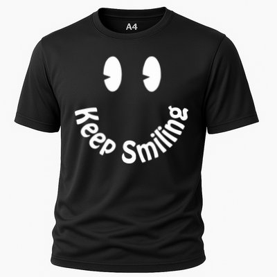 Devon Rodriguez Wearing Keep Smiling Performance Shirt