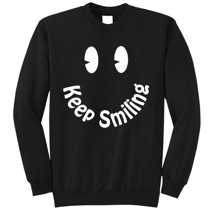 Devon Rodriguez Wearing Keep Smiling Sweatshirt