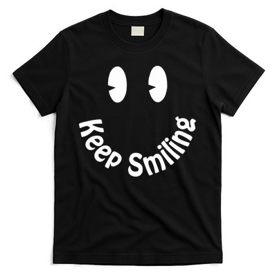 Devon Rodriguez Wearing Keep Smiling T-Shirt