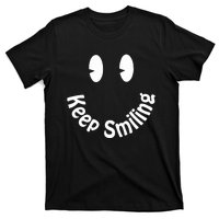 Devon Rodriguez Wearing Keep Smiling T-Shirt