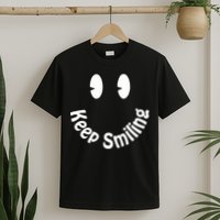 Devon Rodriguez Wearing Keep Smiling T-Shirt