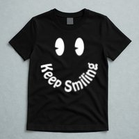 Devon Rodriguez Wearing Keep Smiling T-Shirt