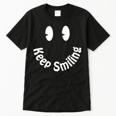Devon Rodriguez Wearing Keep Smiling Tall T-Shirt