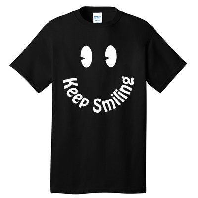 Devon Rodriguez Wearing Keep Smiling Tall T-Shirt