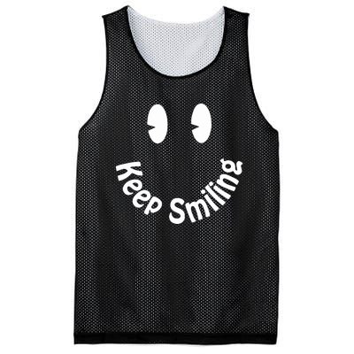 Devon Rodriguez Wearing Keep Smiling Mesh Reversible Basketball Jersey Tank