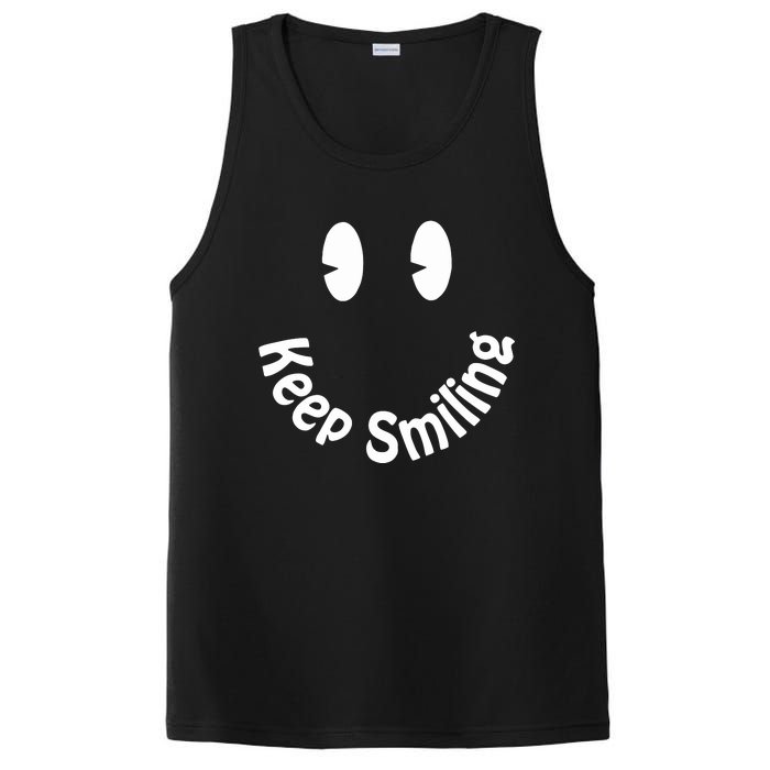 Devon Rodriguez Wearing Keep Smiling PosiCharge Competitor Tank