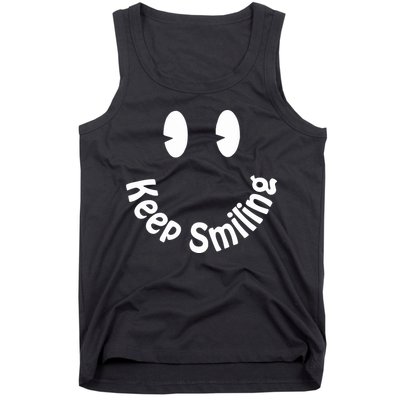 Devon Rodriguez Wearing Keep Smiling Tank Top